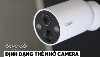 định dạng thẻ nhớ camera